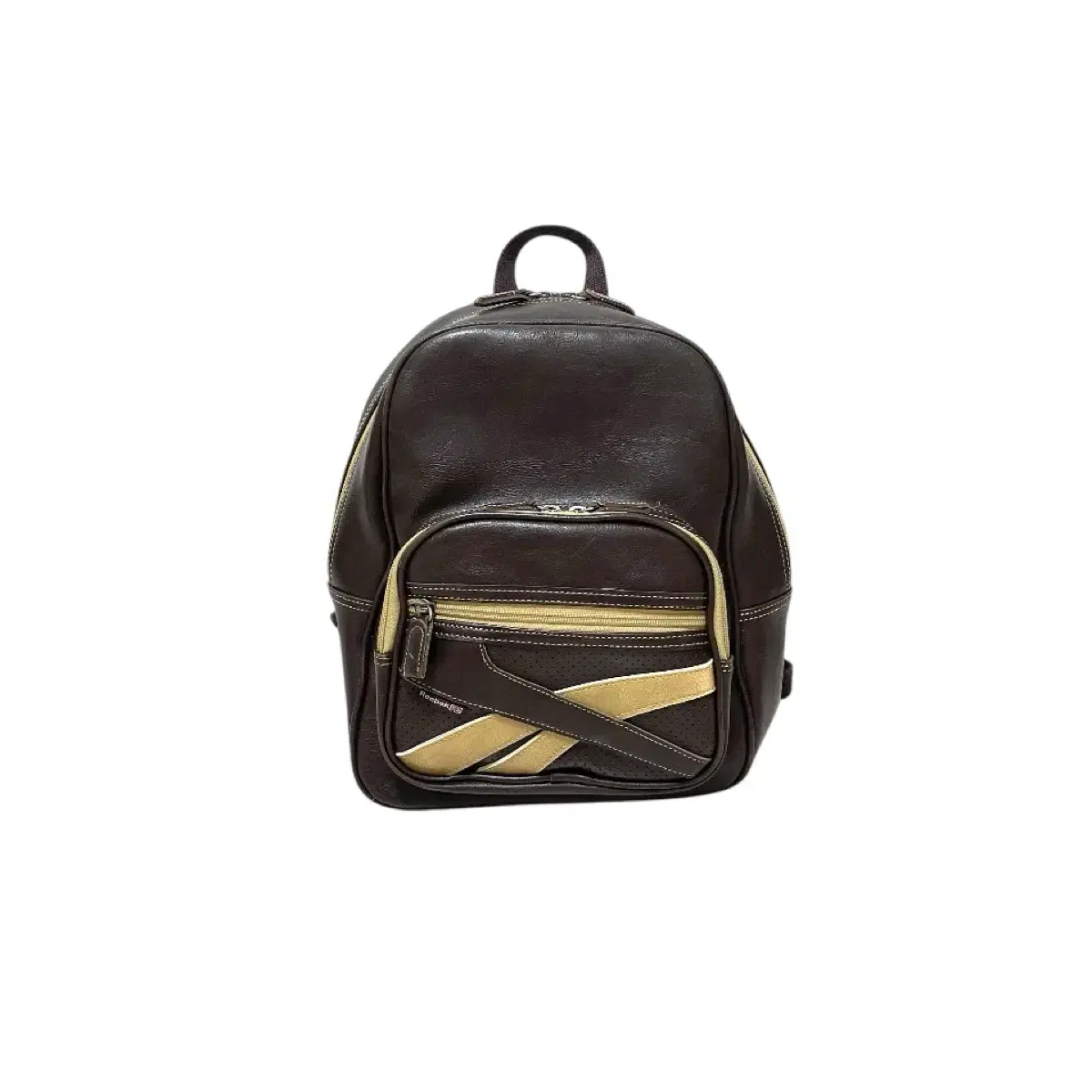 Reebok classic brown leather backpack